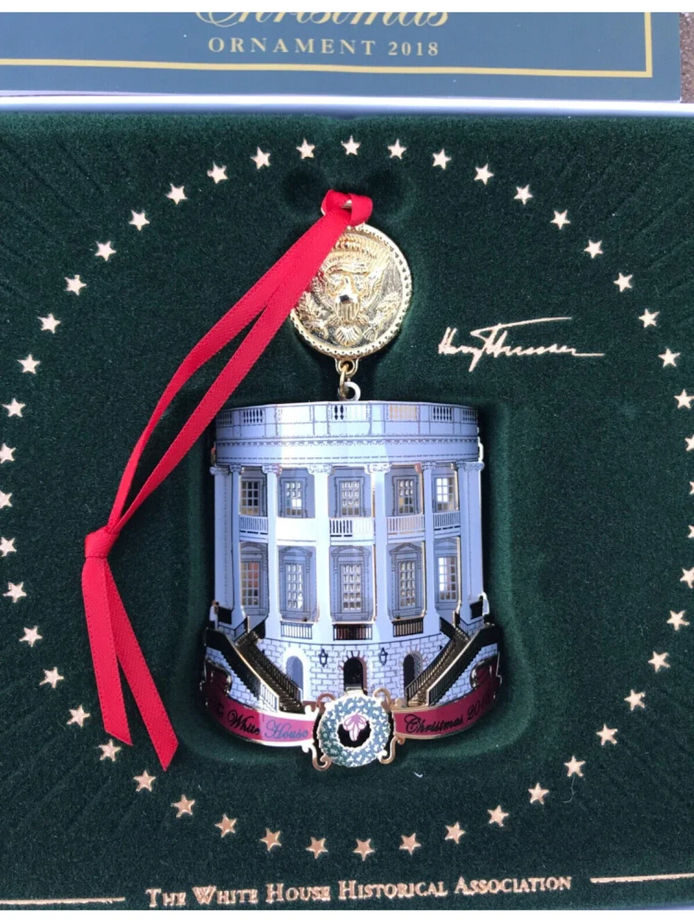 7 White House Historical Association Christmas Ornaments 2004, 12, 13, 15, 16,18
